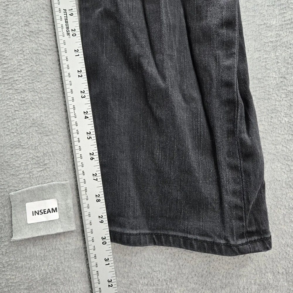 Levi's 569 Men Jeans 38X32 Black Denim Straight 30